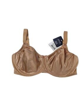 Prima Donna Satin Non Padded Full Cup Bra, Underwired, Light Tan, Size 34E